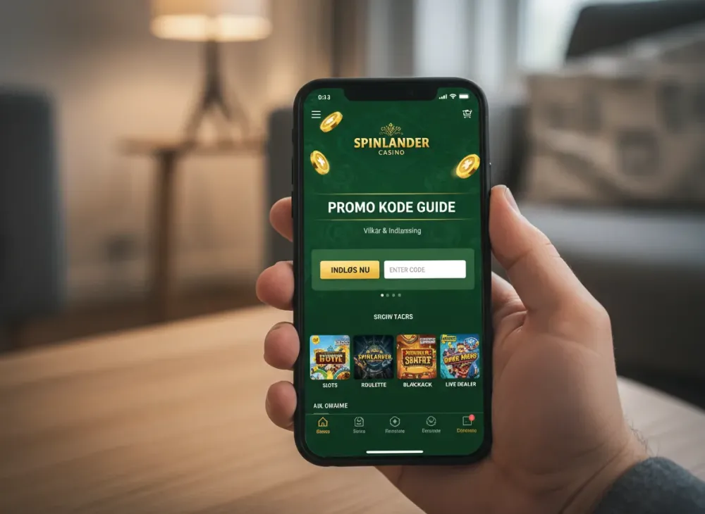 Spinlander promo code til danske spillere og tilbud