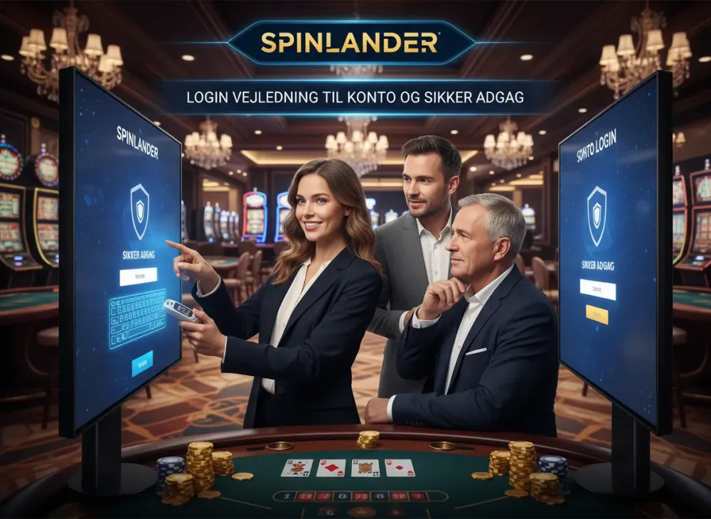 Spinlander login guide til adgang og kontostyring