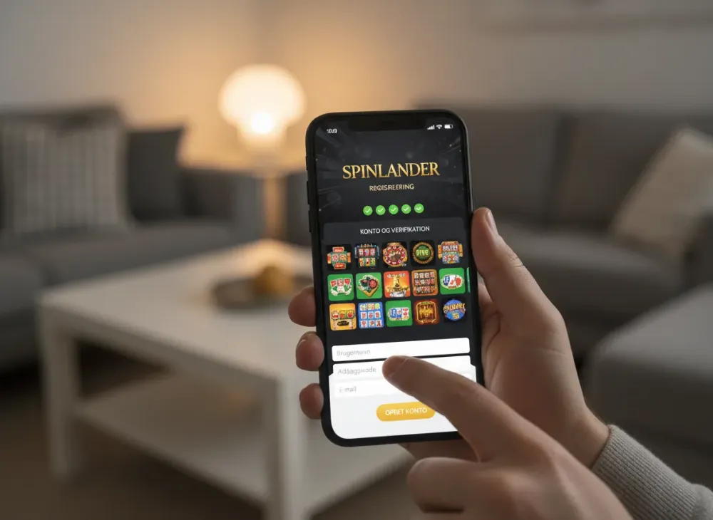 Spinlander registrering - Sådan opretter du din konto